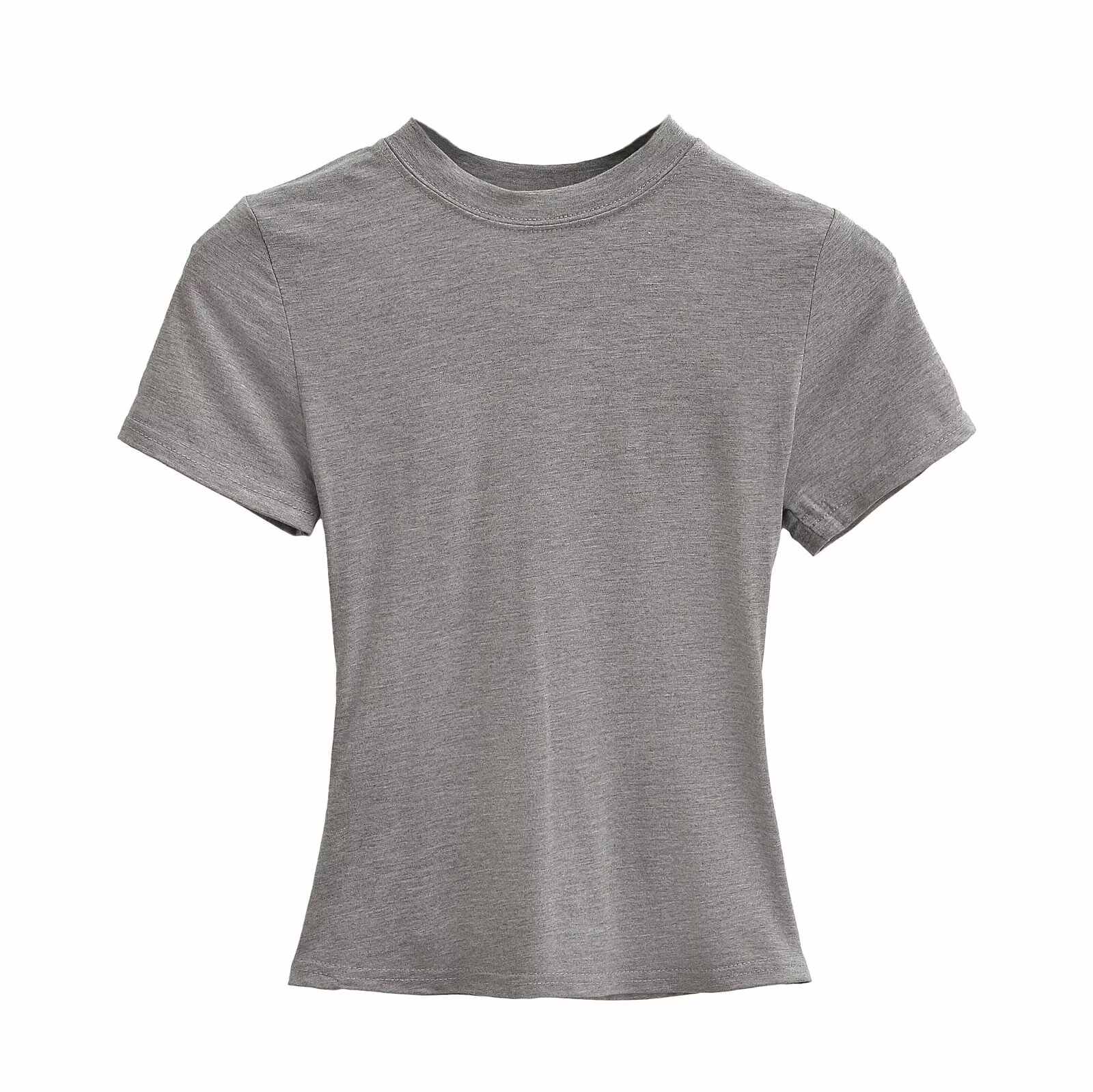 For Yoga Clothing Women's Cute Solid Pilates Fitness Training Short-sleeved Navel-baring Tight T-shirt Quick-drying Running