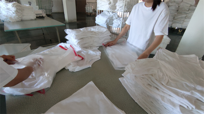 Garment packing and finished product packaging at Eglin Fashion