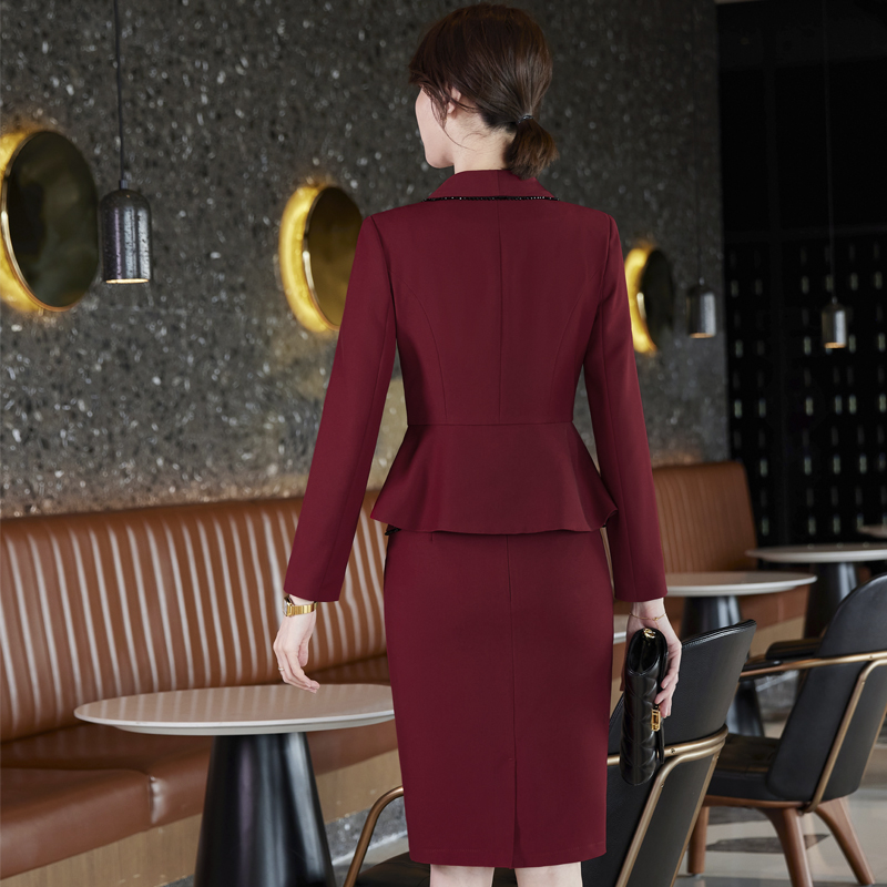 New Women's Long-sleeved Professional Formal Trousers Suit 2-piece Set Blazers Ladies Women Women's Suits &amp; Tuxedo