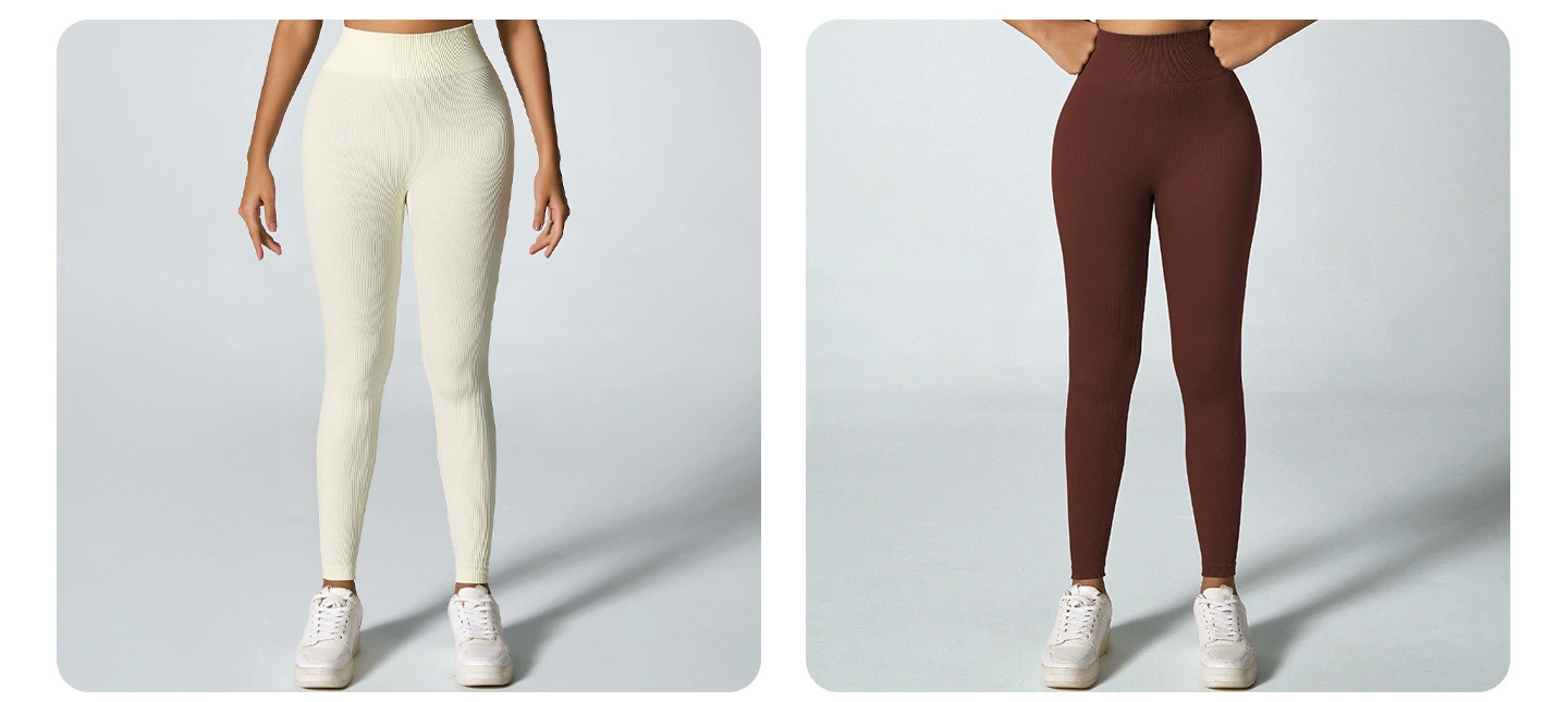 Seamless Flared rib Leggings