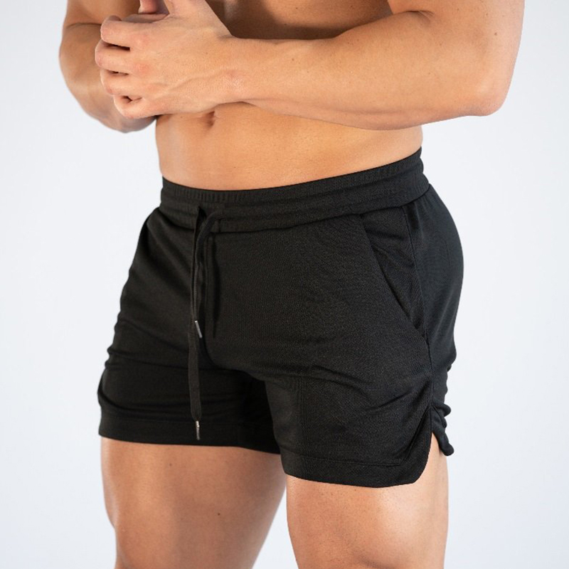 Quick Dry Polyester Compression Mesh Liner Running Athletic Gym Sport Men's Workout Shorts
