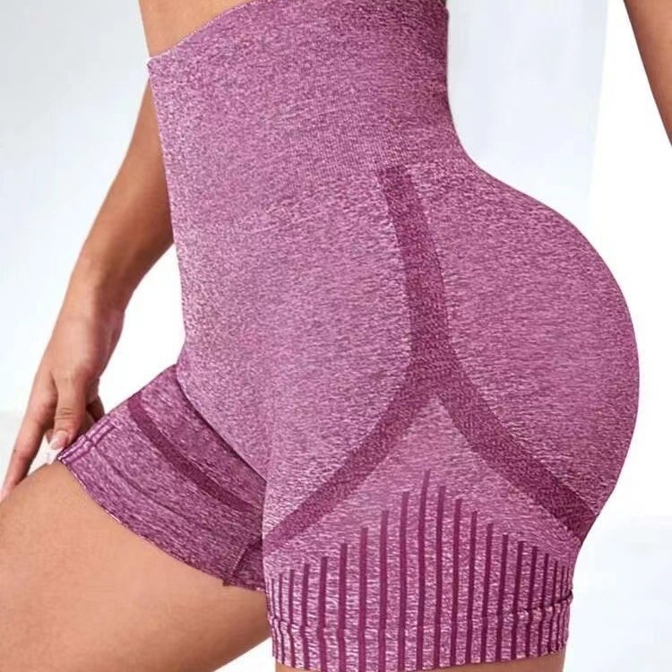 High Waisted Hip Lifting Running Fitness Short Leggings Sweat-Wicking Women's Sports Yoga Shorts