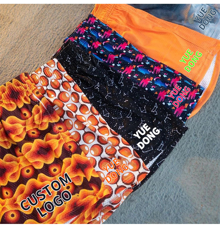 Wholesale Sublimated Outfits With Zipper Pocket Mesh Blank Summer Streetwear Gym Jogger Basketball Bulk Sweat Men Unisex Shorts