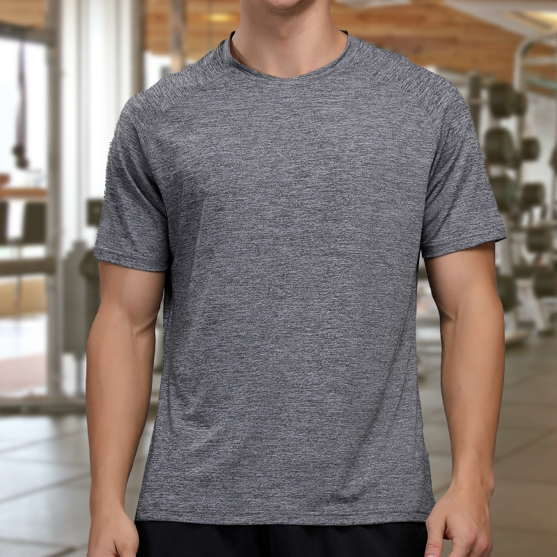 Custom Men Activewear Sportswear T-Shirts 100% Polyester Gym Elastane Athletic Quick Dry Running Compression Top T Shirts
