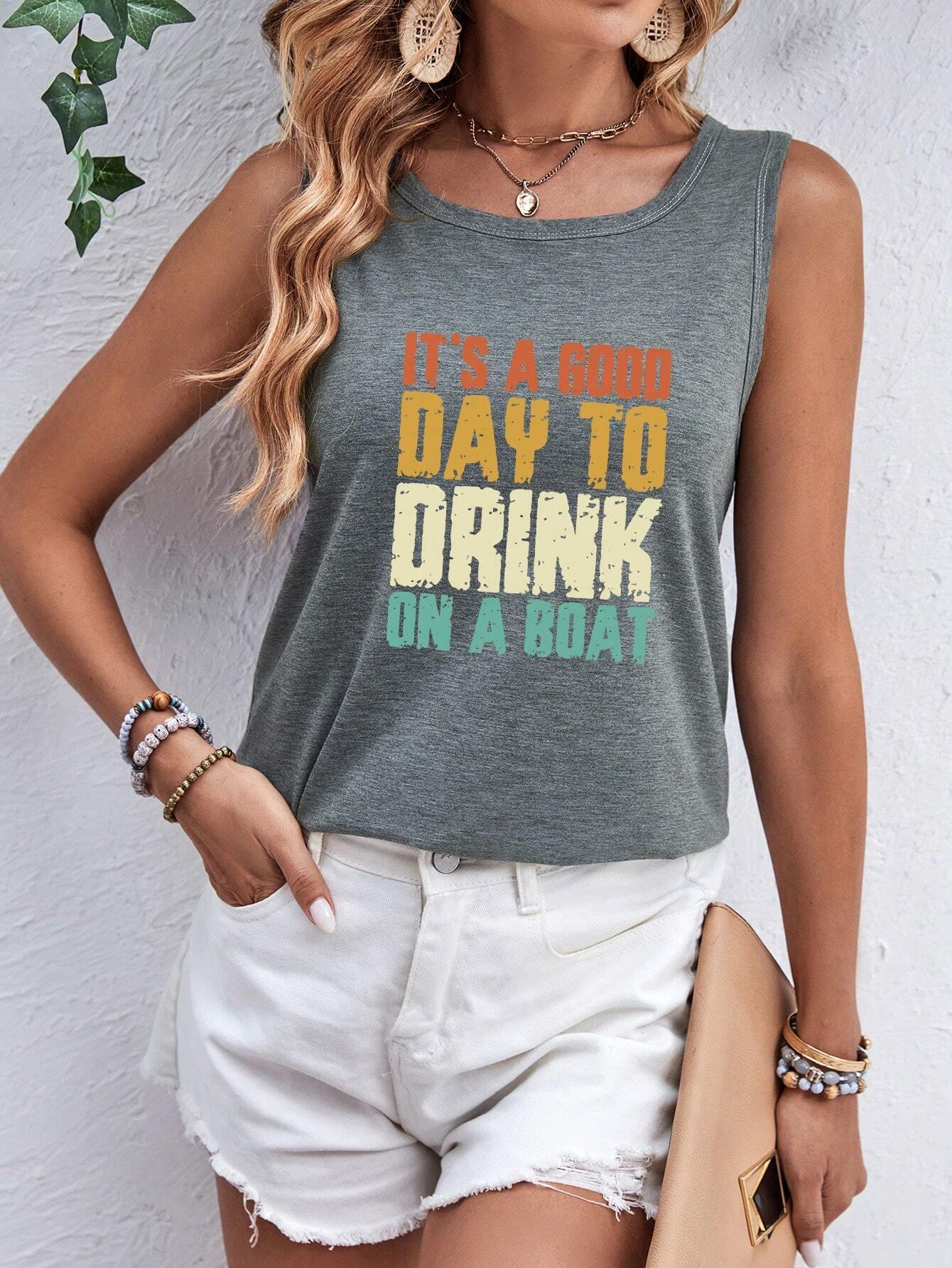 Lady's High Quality Cotton Vest Custom Logo Sport Casual Sleeveless Tank Tops Breathable Crew Neck Pattern Modal Fabric
