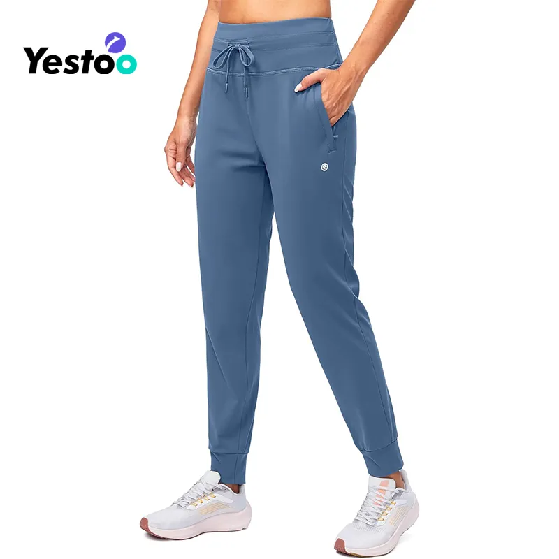 Women's Fleece Lined Joggers High Waisted