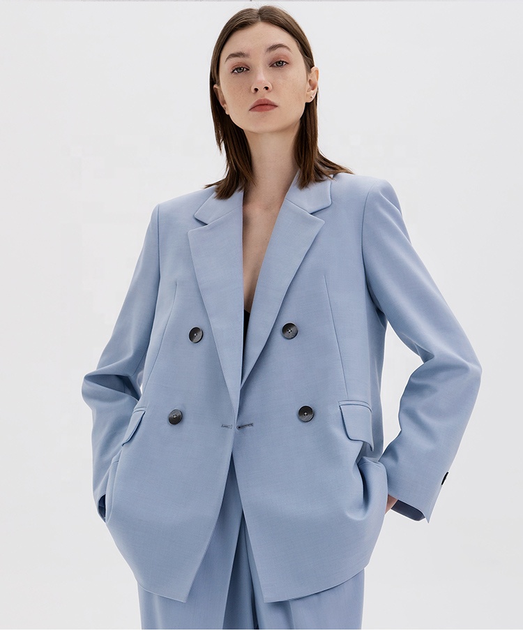 Blazer Set Back Detail