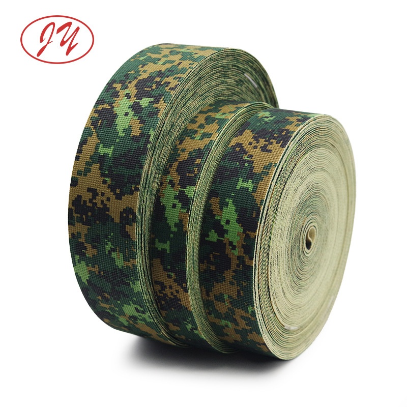 Custom-made Camouflage High-strength Polyester Webbing Infrared-resistant Flame-retardant Tactical Vest Luggage Apparel Made