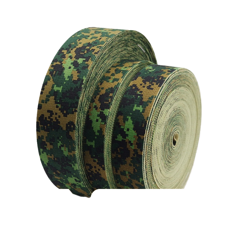 Custom-made Camouflage High-strength Polyester Webbing Infrared-resistant Flame-retardant Tactical Vest Luggage Apparel Made