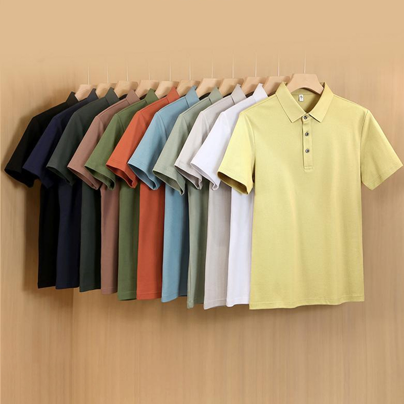 Low MOQ Custom Polo Shirts with Embroidery logo Business Shirt High Quality Casual Short Sleeve Unisex Pique Polo Shirts