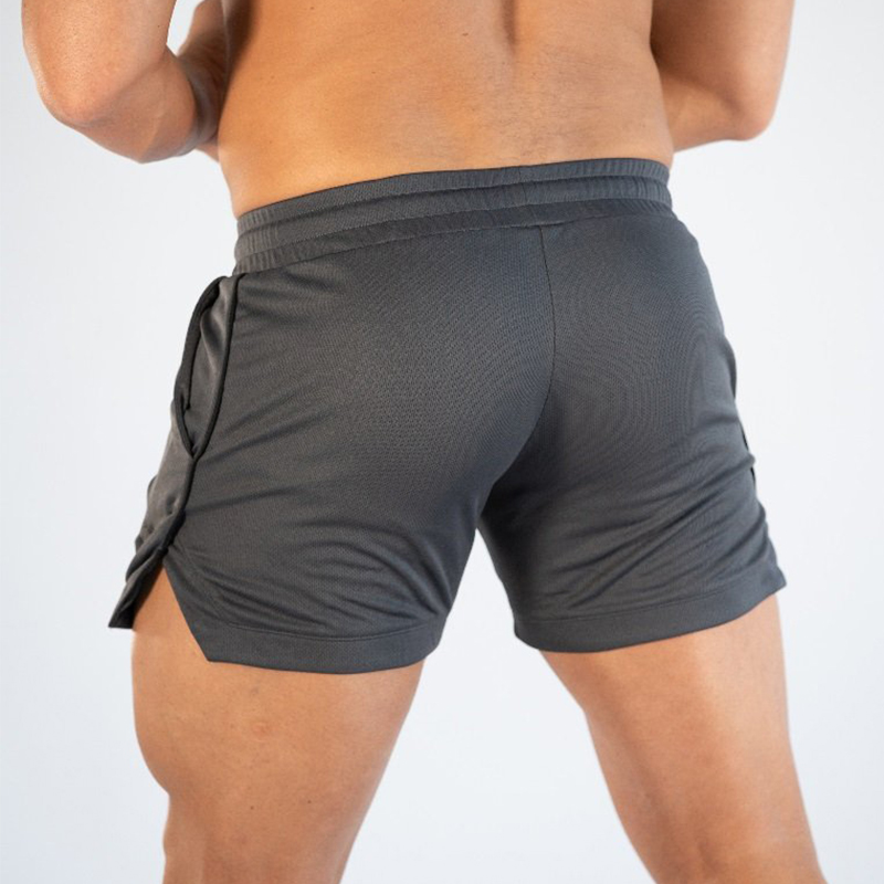 Quick Dry Polyester Compression Mesh Liner Running Athletic Gym Sport Men's Workout Shorts