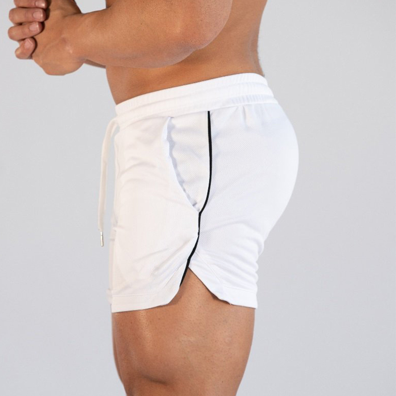 Quick Dry Polyester Compression Mesh Liner Running Athletic Gym Sport Men's Workout Shorts