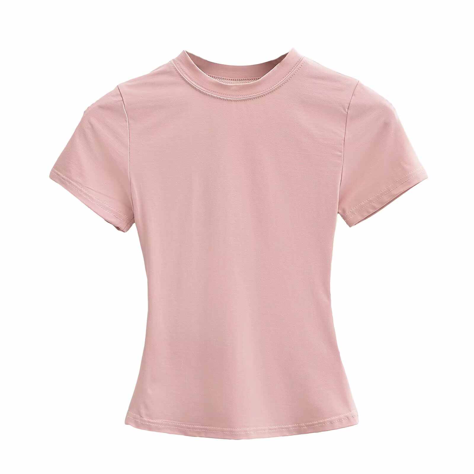 For Yoga Clothing Women's Cute Solid Pilates Fitness Training Short-sleeved Navel-baring Tight T-shirt Quick-drying Running
