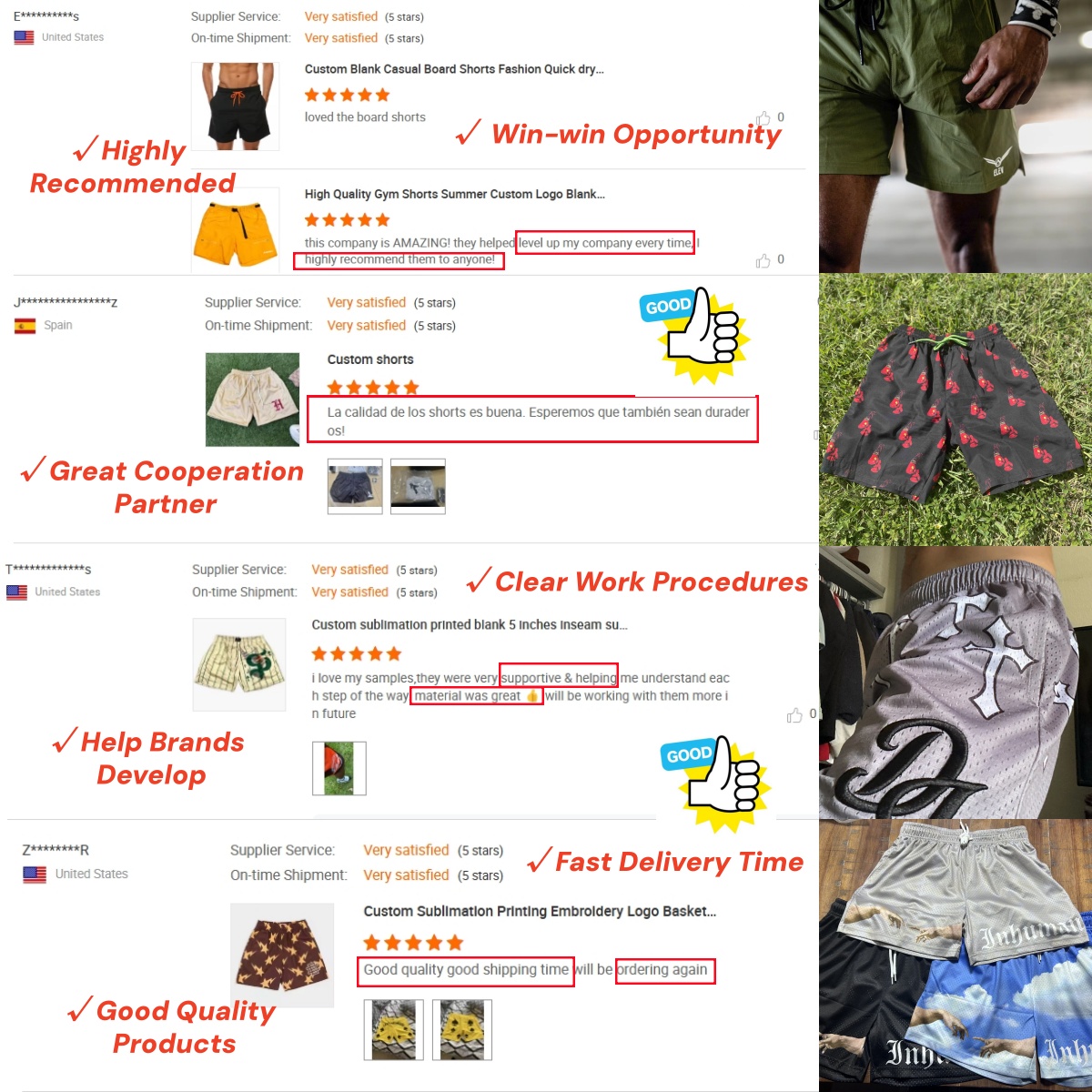 Customer review details