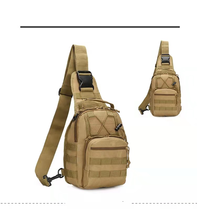 Tactical Cross Body Sling Bag Camping Hiking Chest Pack