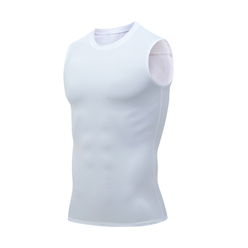 Wholesale Custom Logo Men's Tank Top Fitness Summer Clothing Muscle Gym Compression Tights Sleeveless T Shirts