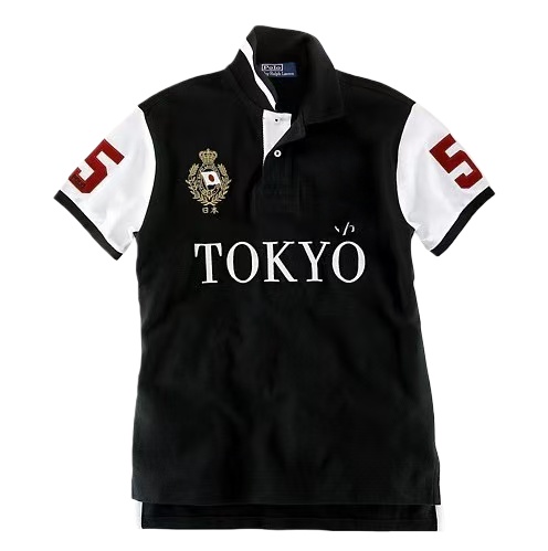 Men's 100% Cotton for Polo T-shirts High Quality 22 Colors Custom Printed Embroidery OEM Logo Breathable Blank Polo Shirts
