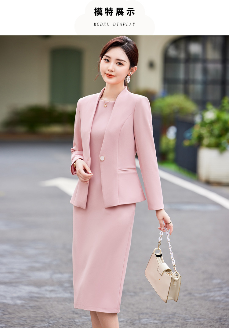 Fashionable Pink Two-Piece Spring Suit Dress New Release Women's Wedding Suit & Blazers