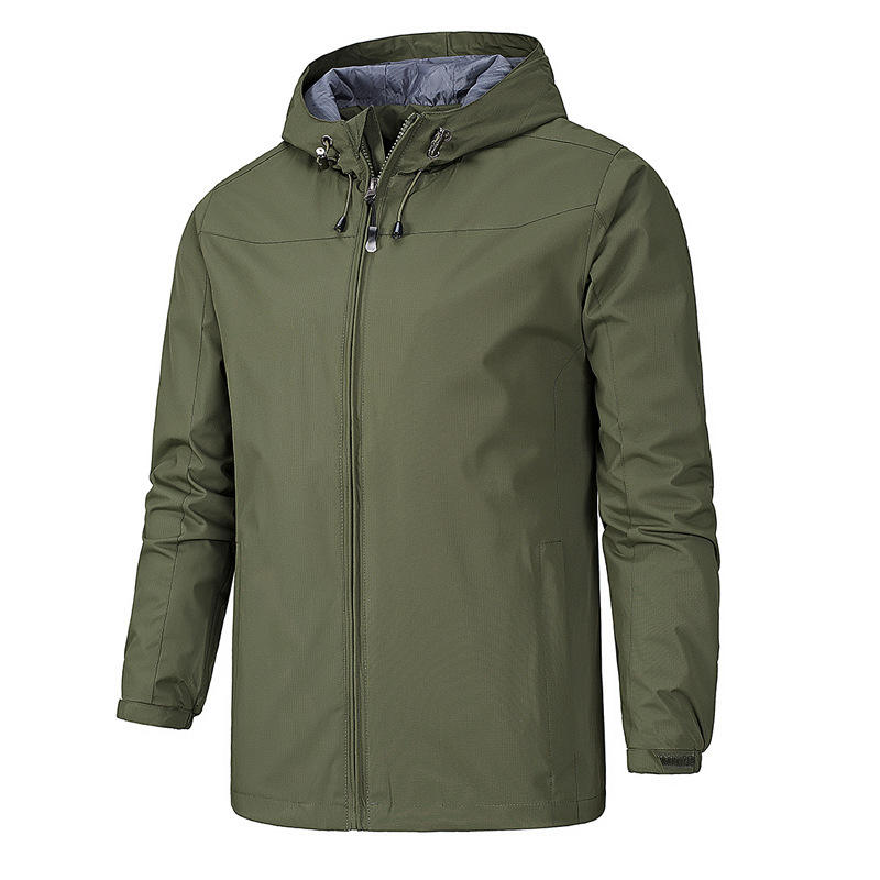 Blank Water Proof Wind Breaker Outdoor Jacket Custom Logo Waterproof Windbreaker Jackets Plus Size Men's Women's Jackets for Men
