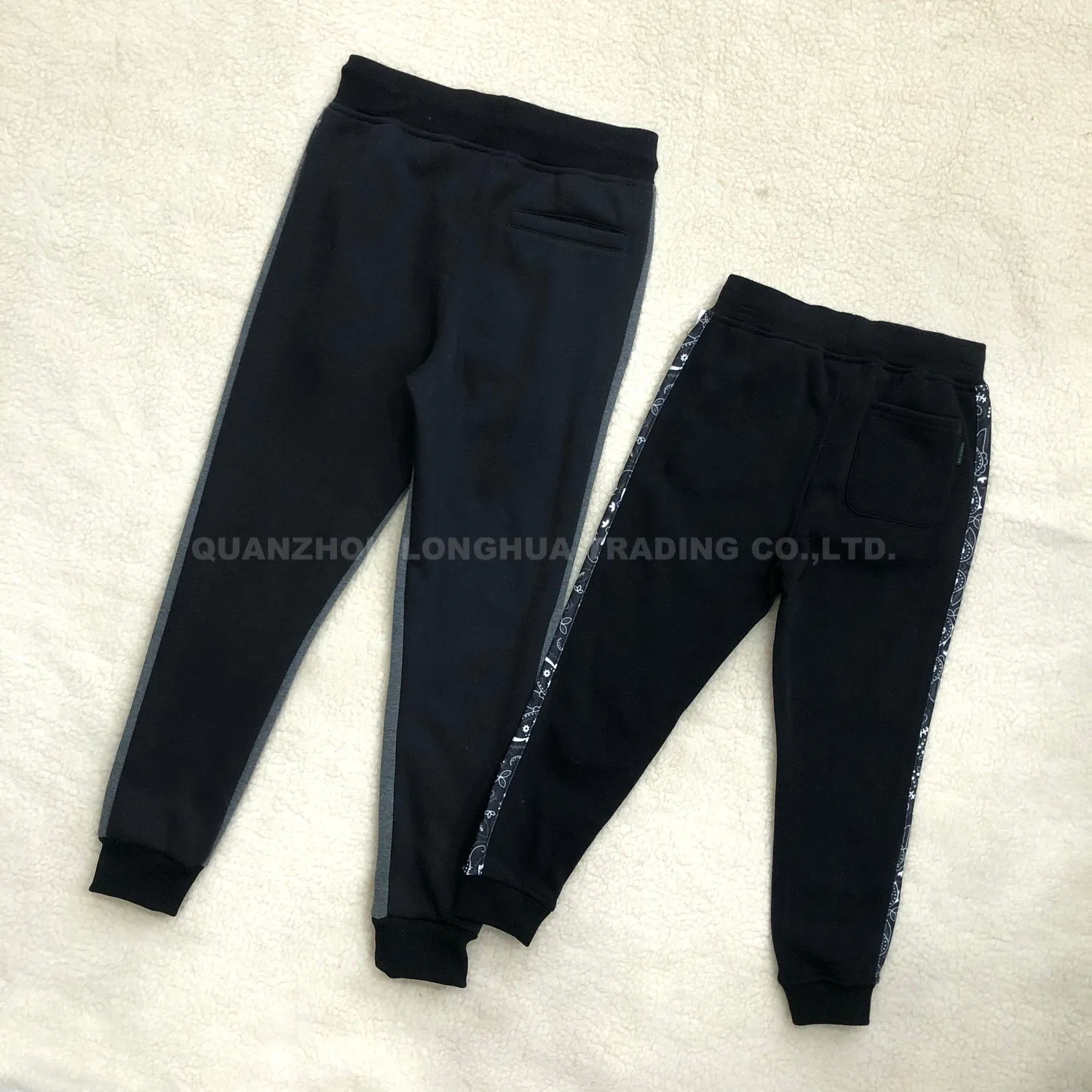 Men′ S Boy′ S Knitwear Pants Apparel Trousers Kids Wear Polyester Fleece Joggers