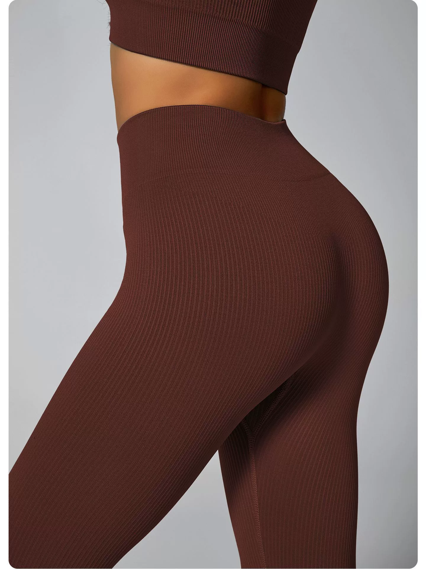 Seamless Flared rib Leggings
