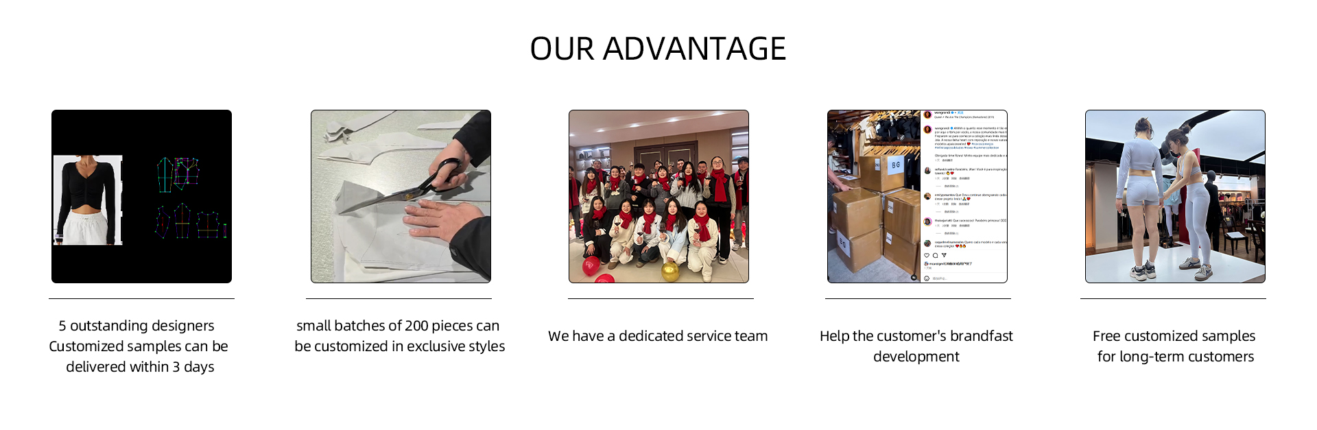 Our Advantages Infographics