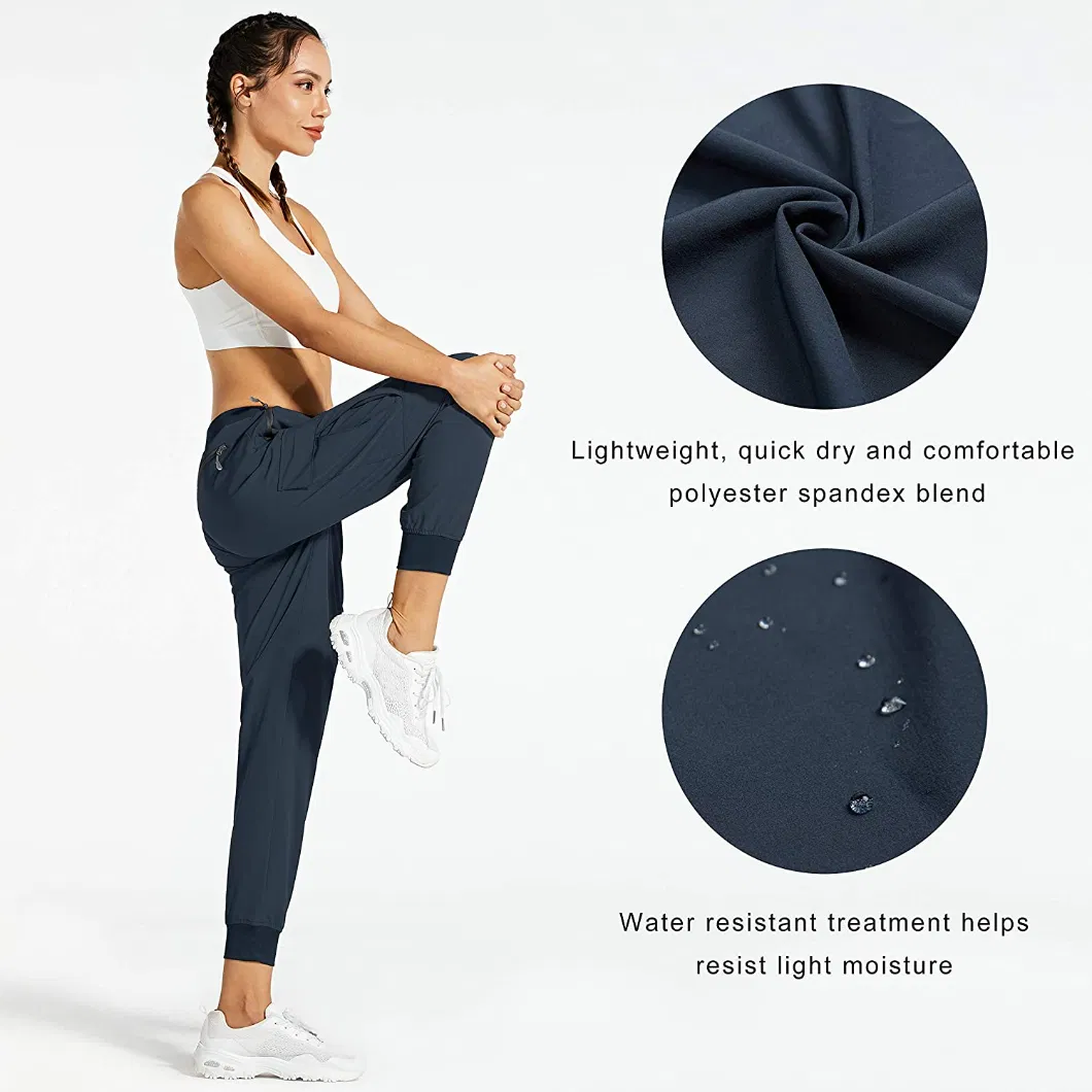 Womens Recycled Eco-Friendly Cargo Jogger Lightweight Quick Dry Hiking Stretching Pants Athletic Workout Lounge Casual Outdoor Water Repellent Jogger