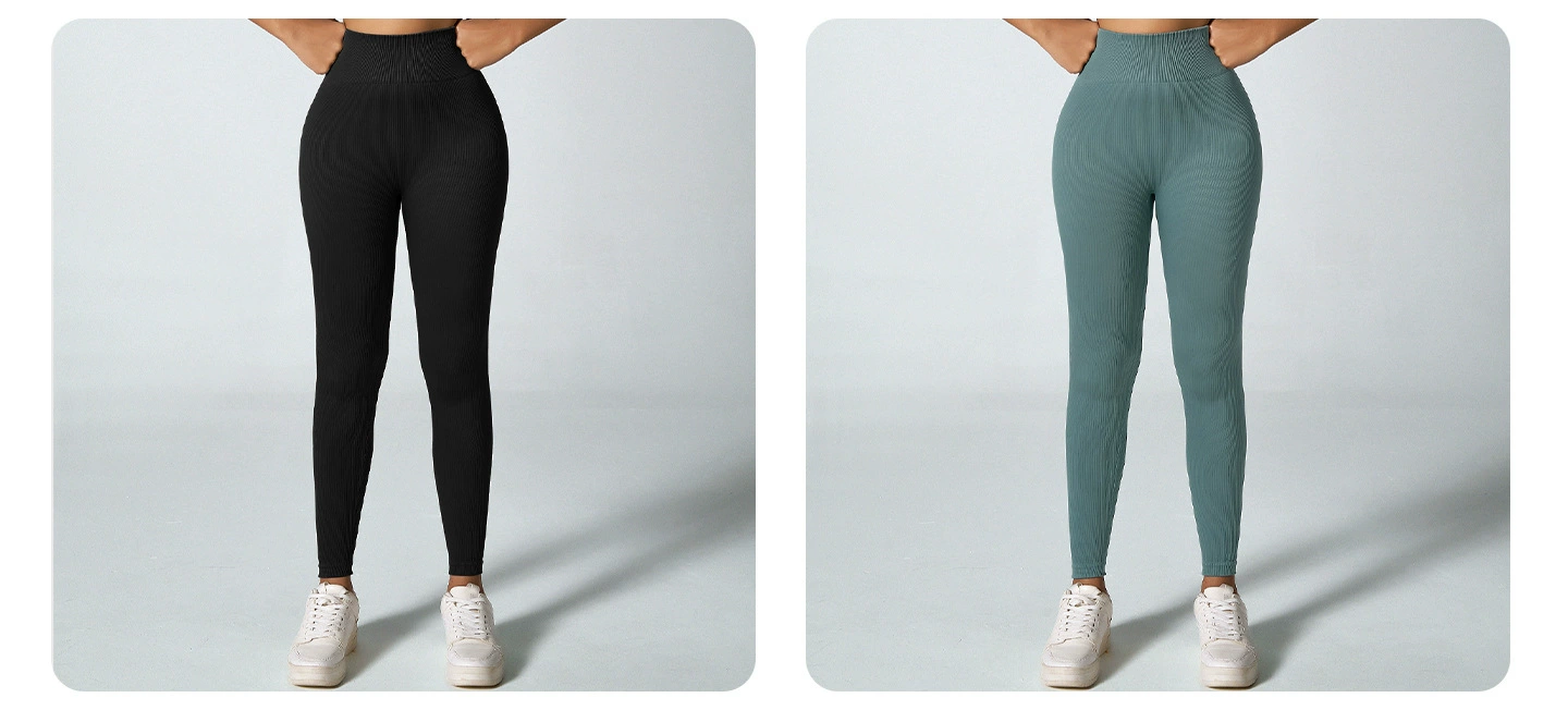 Seamless Flared rib Leggings