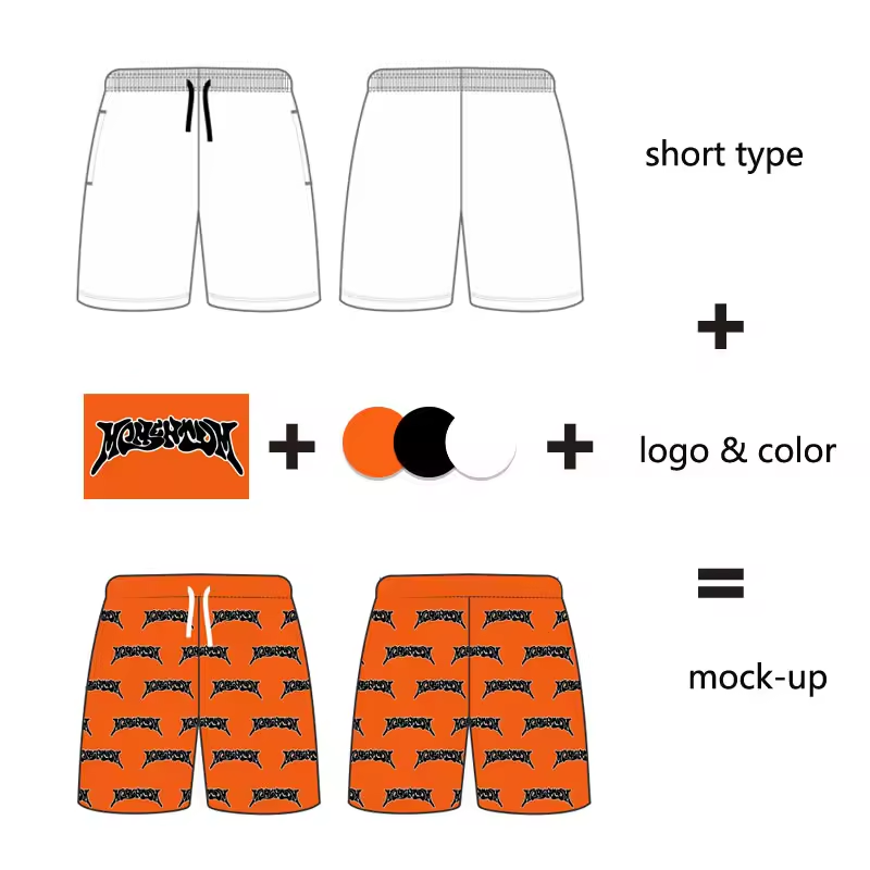 Basketball short design 6