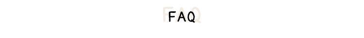 FAQ banner