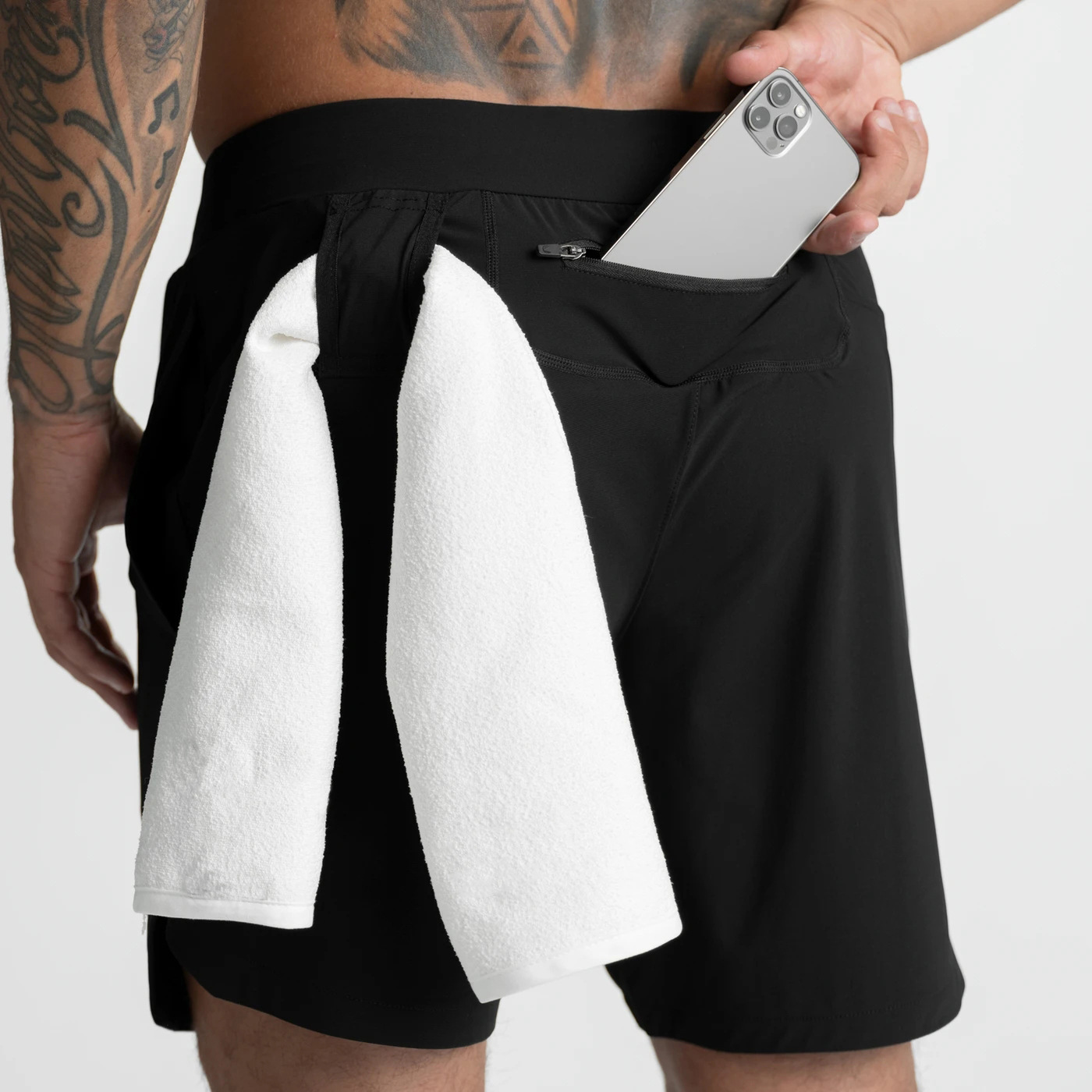 Athletic Shorts Custom Logo Details 8
