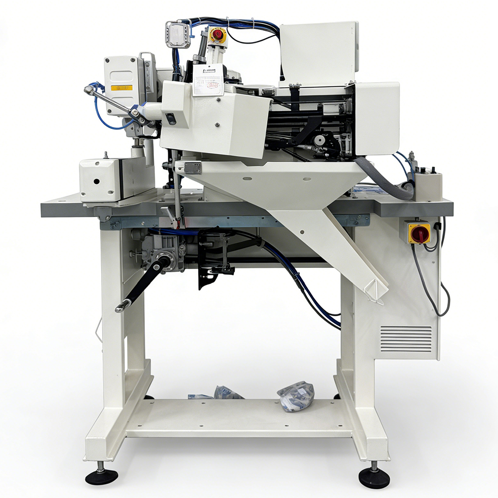 Automatic Programmable 2 Needle Motor Belt Loop Attaching High-Speed Sewing Machine for Jeans Casual Pants Trousers Making