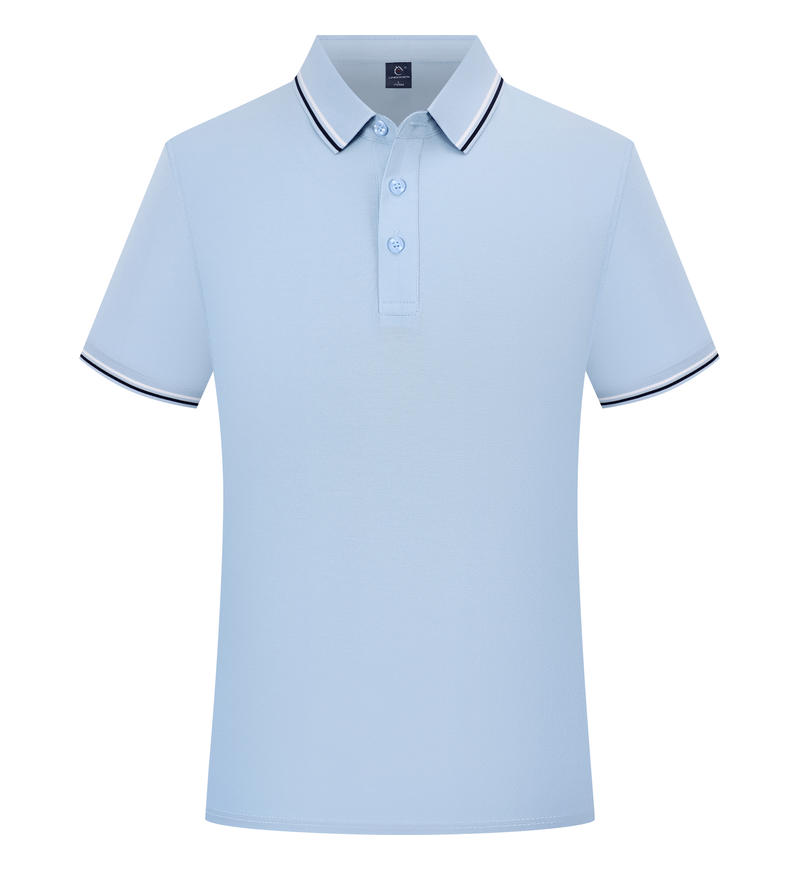 210g Men's Sports for Polo Shirt 50% Cotton 45% Polyester 5% Spandex Breathable Cooling Soft Wrinkle Customizable Daily