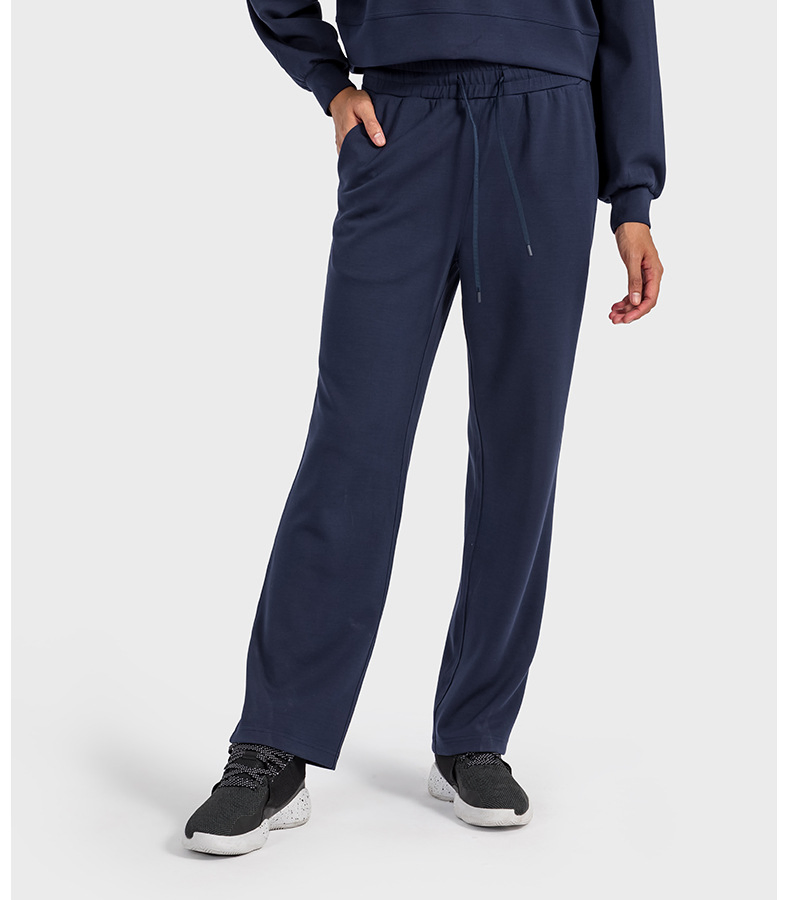 Air Layer Skin-Friendly Casual Sports Sweatpants Quick-Dry Loose Straight Jogger Women