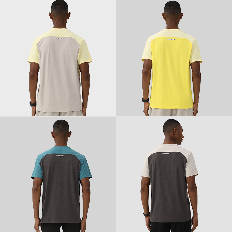 OEM Wholesale Custom Gym Short Sleeve T Shirts Fitness Wear Sports Top Breathable Muscle Mens Quick Dry T Shirt
