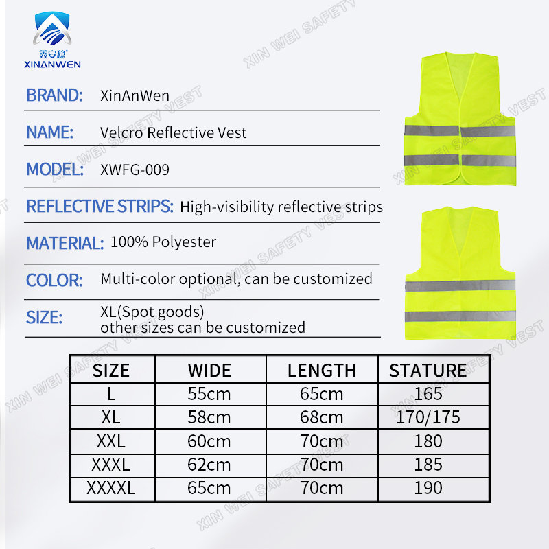 Cheap Outdoor Construction Reflective Safety Vest Jacket Personal Safety Construction Hi Vis Security Reflective Clothing