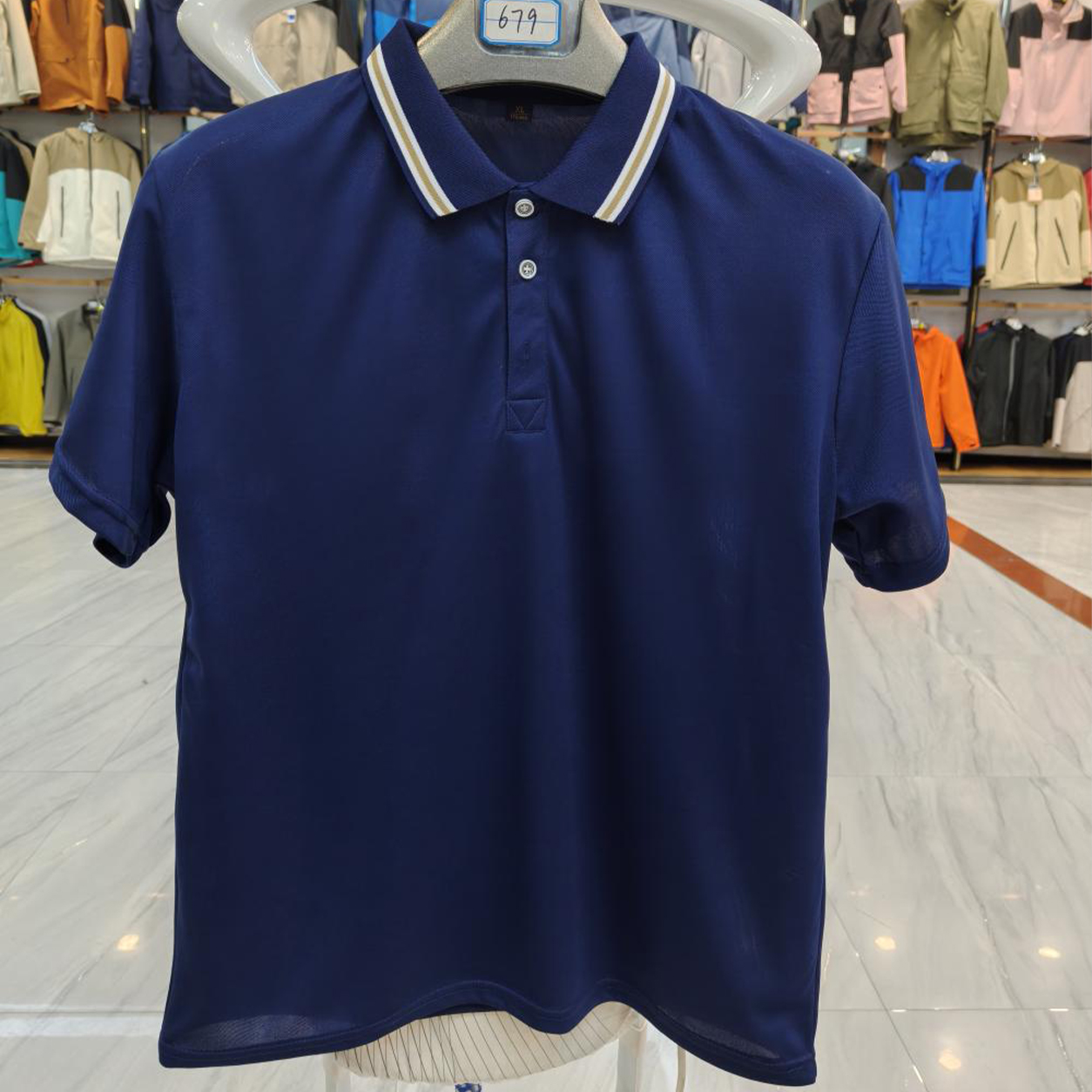 Custom Embroidered Logo Men's Polo Shirts Personalized Manufacturer Factory Direct Bulk Office Casual Versatile Wholesale