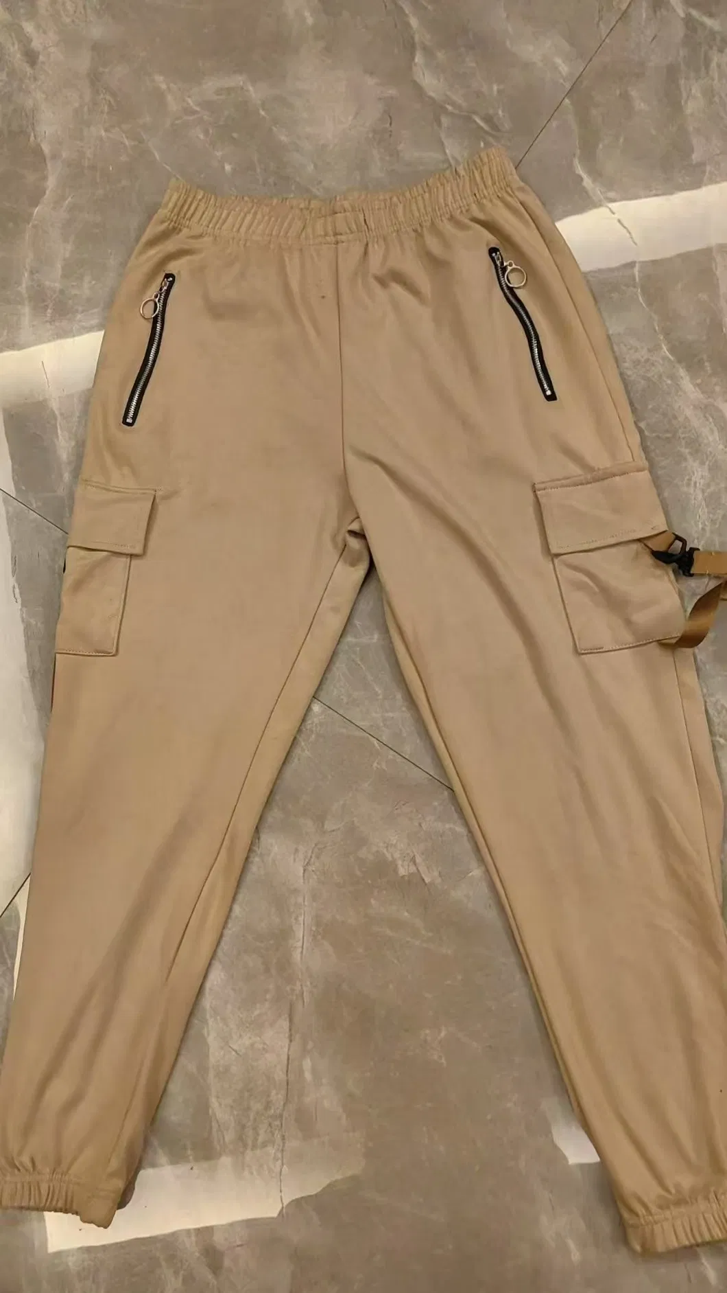 Men′ S Sweatpants Tapered Gym Running Workout Pants Athletic Drawstring Joggers with Pockets Men′ S Training Zipper Pocket Essential Jogger