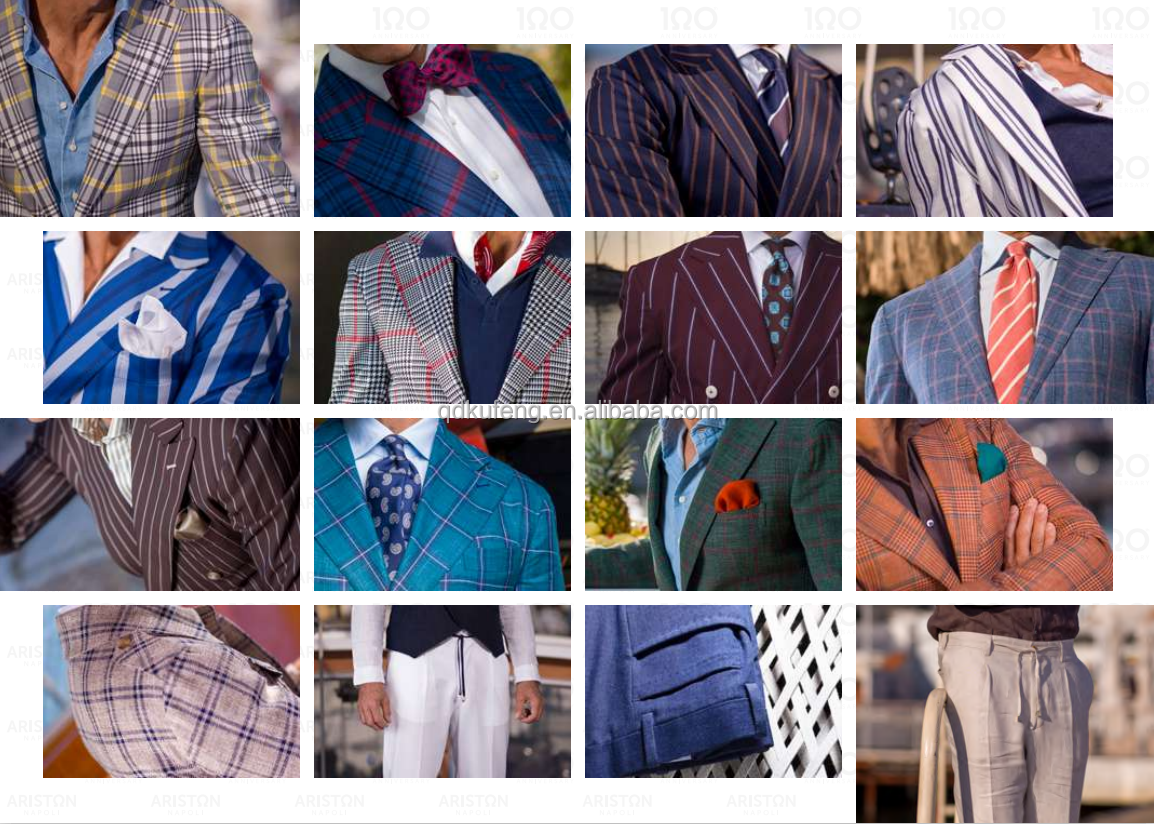 Bespoke men suit material view