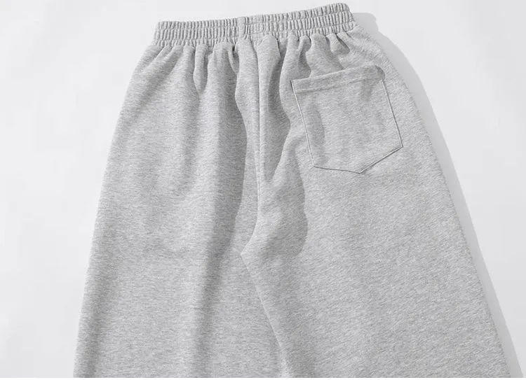 Vintage Women's Cotton Polyester French Terry Compound Sports Trousers, Lady's Sportwear Joggers