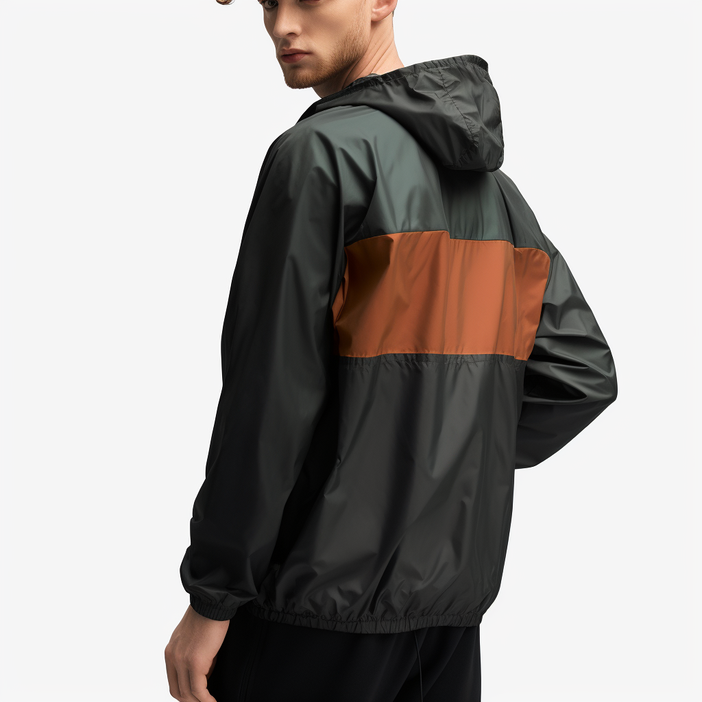 Custom Design OEM Factory Men's Nylon Quarter Zip Windbreaker Jacket Wholesale Bulk Order Winter Sportswear Brand