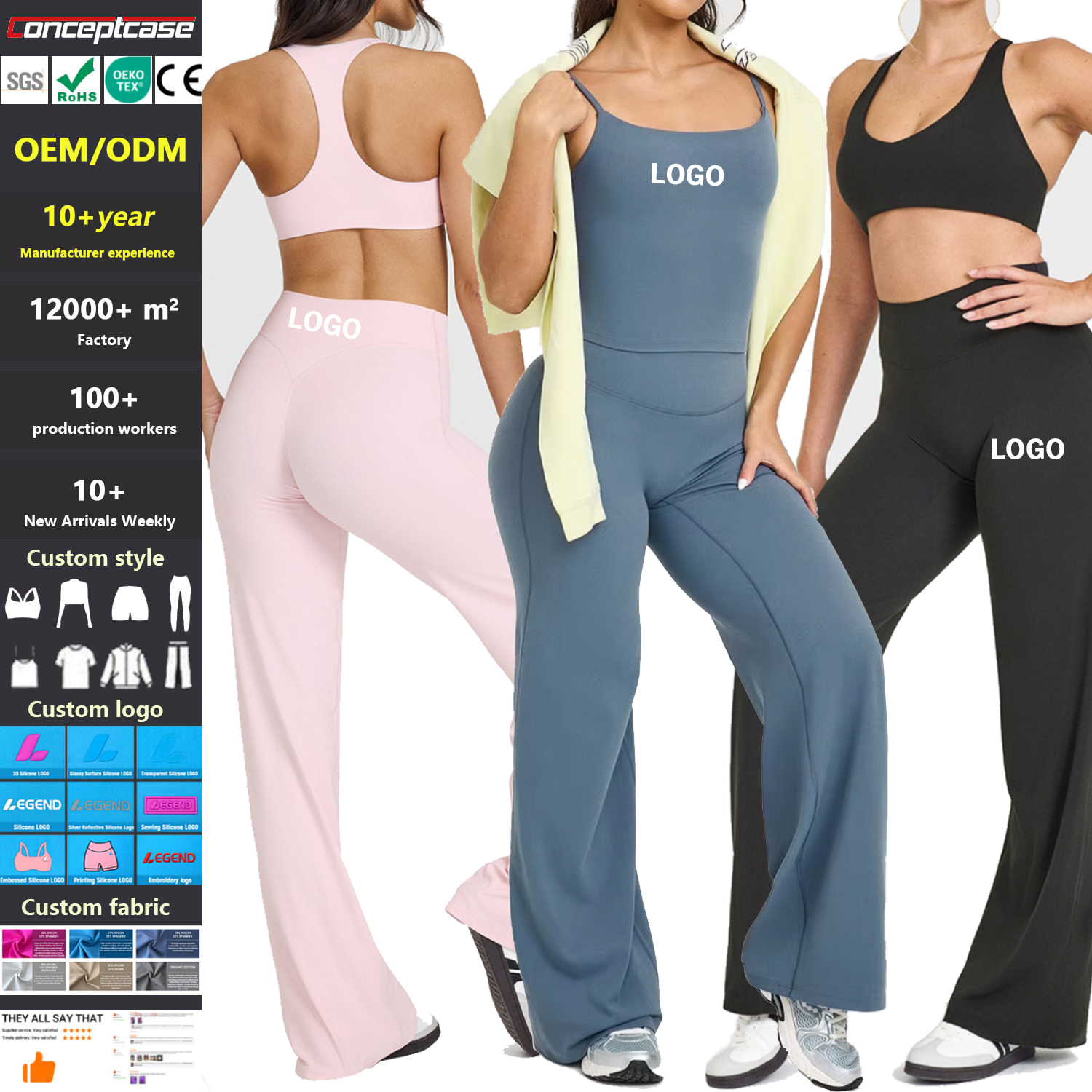 Custom Organic Cotton Quick Drying Breathable Long Sleeved Sport Wear Women Gym Fitness Leggings Suit Slim Fit T Shirt Yoga Set
