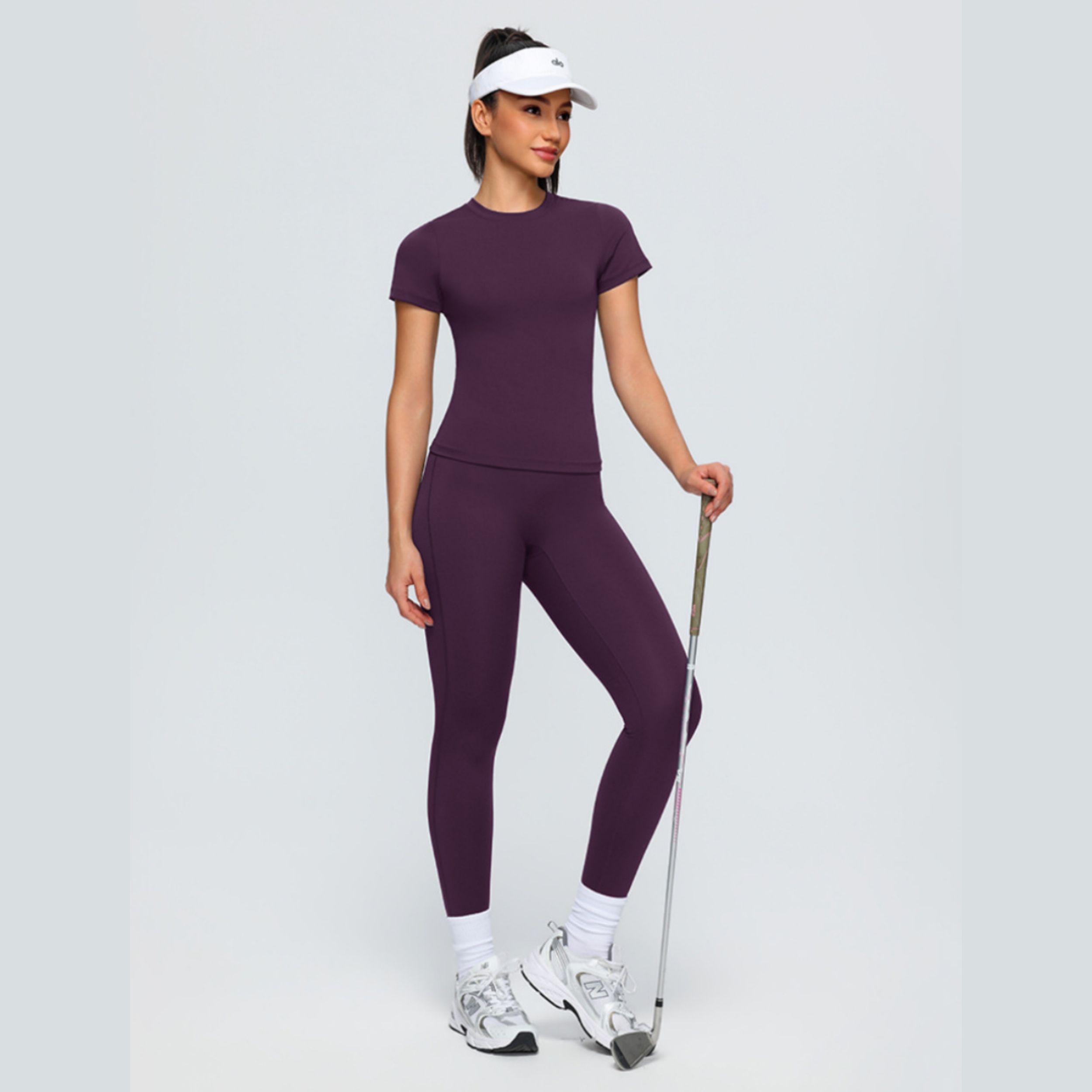 OEM Custom Women Short Sleeve Compression Comfortable Lightweight Breathable Yoga T Shirt Four-Way Stretch Gym Fitness Sports