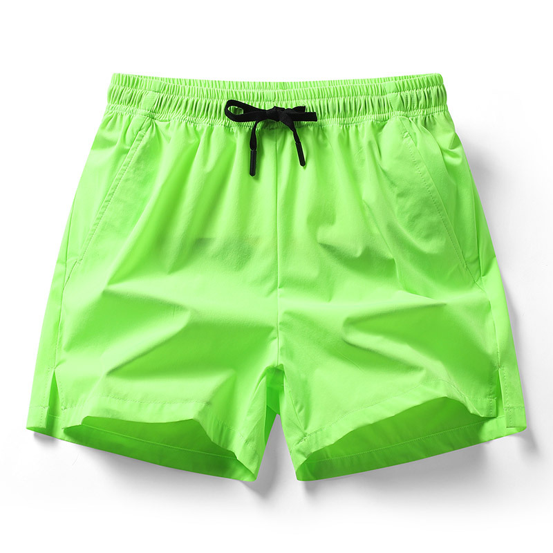 Custom Logo Summer Plus Size New High Quality Ice Silk Loose Elastic Quick Drying Casual Three Quarter Shorts