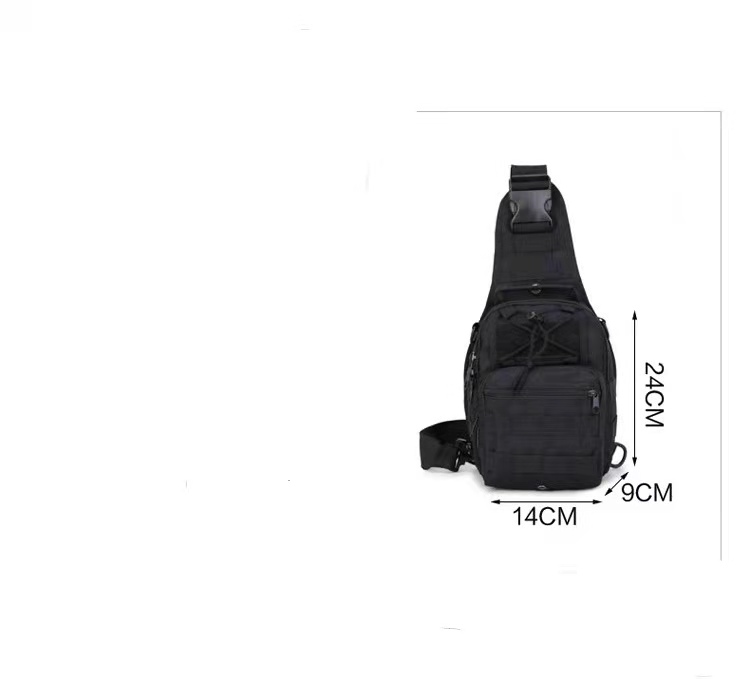 Tactical Cross Body Sling Bag Camping Hiking Chest Pack