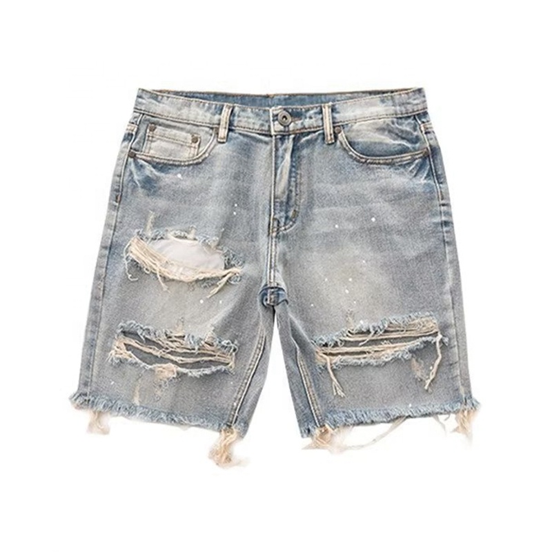 Men's Quick Dry Summer Quarter Pants Breathable High Quality Mid Zipper Fly Shorts Youth Streetwear Shorts for Men