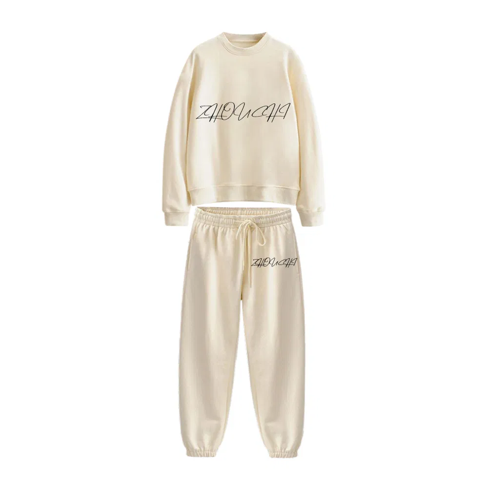 Autumn New Design Thick Cotton French Terry Men′ S Custom Sweatsuit Joggers