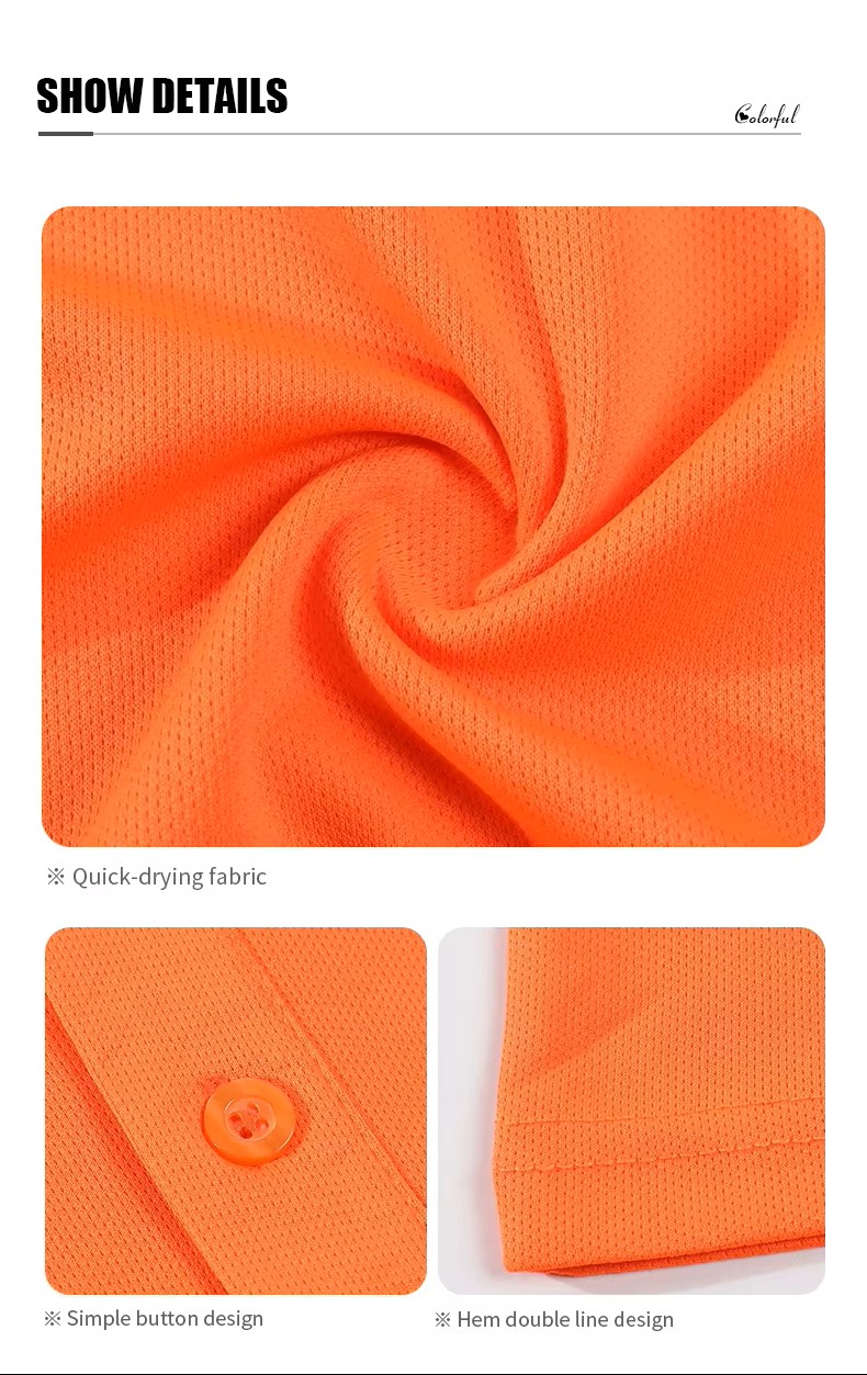 Wholesale Workwear Polo T-shirt Customized logo Men's Quick Drying Polo Shirts Solid Color Blank Plus Size Polo Shirt for Men