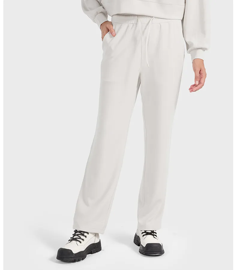 Air Layer Skin-Friendly Casual Sports Sweatpants Quick-Dry Loose Straight Jogger Women