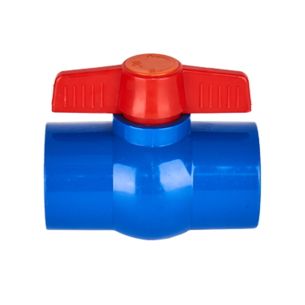 Wholesale 2''  PVC Round Compact Ball Valve Solvent Socket, shc. slip x slip Supplier, Suppliers